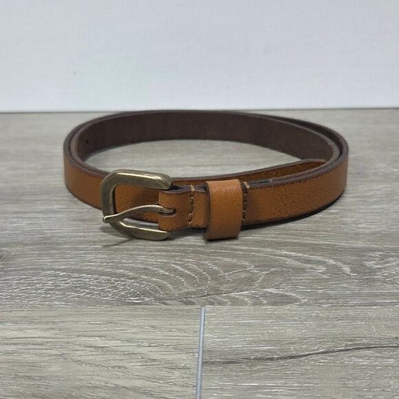 Frye & Co Woman\'s Brown Leather Belt Size Medium main image 4